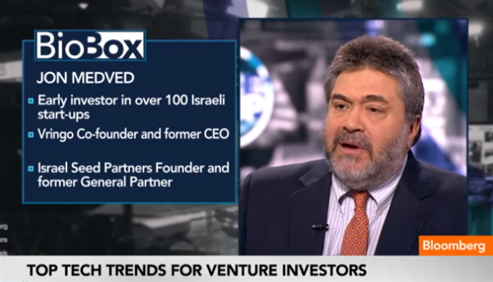 OurCrowd’s Jon Medved On BloombergTV: Driverless Cars, Investing in Regions of Conflict & Funding the Next Big Tech Startup