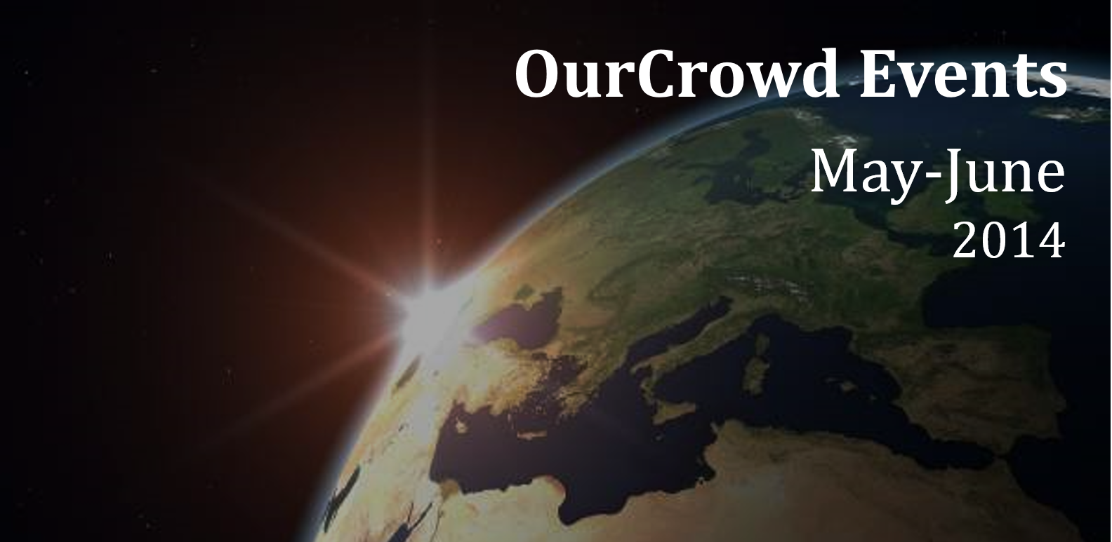 OurCrowd Events May-June