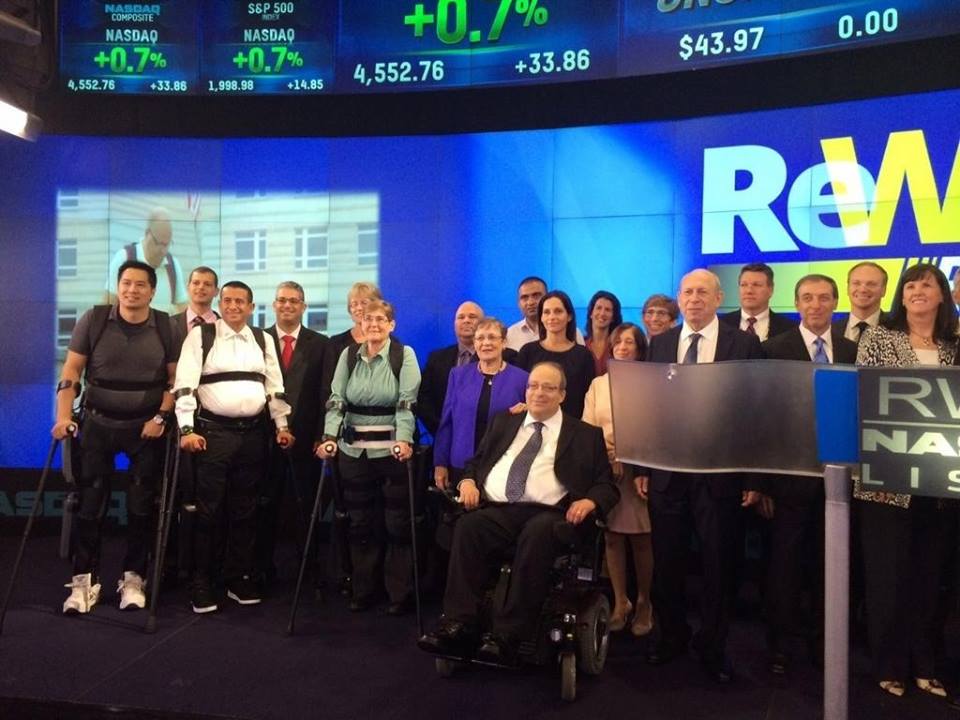 ReWalk IPO bell ringing ceremony NASDAQ
