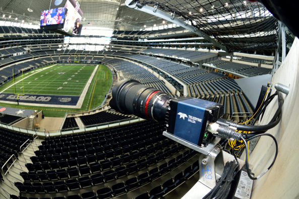 camera on stadium