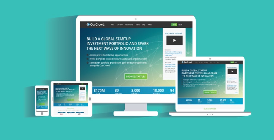 Introducing the new OurCrowd website for desktop, tablet, & mobile