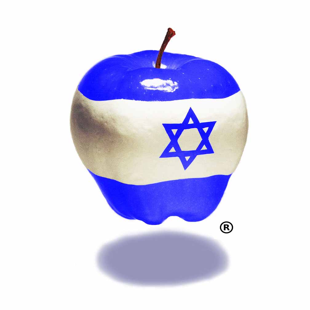 apple israeli flag